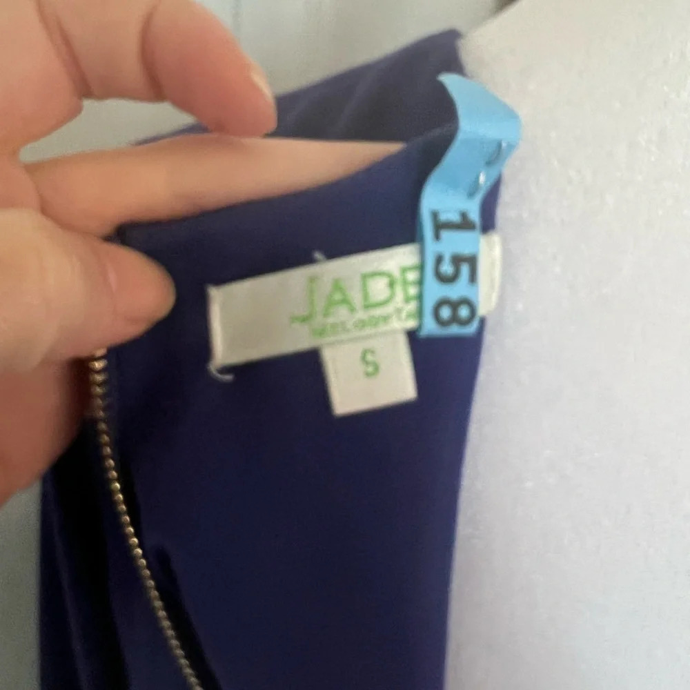 Jade Melody Tam Dress Navy Small - Picture 5 of 5